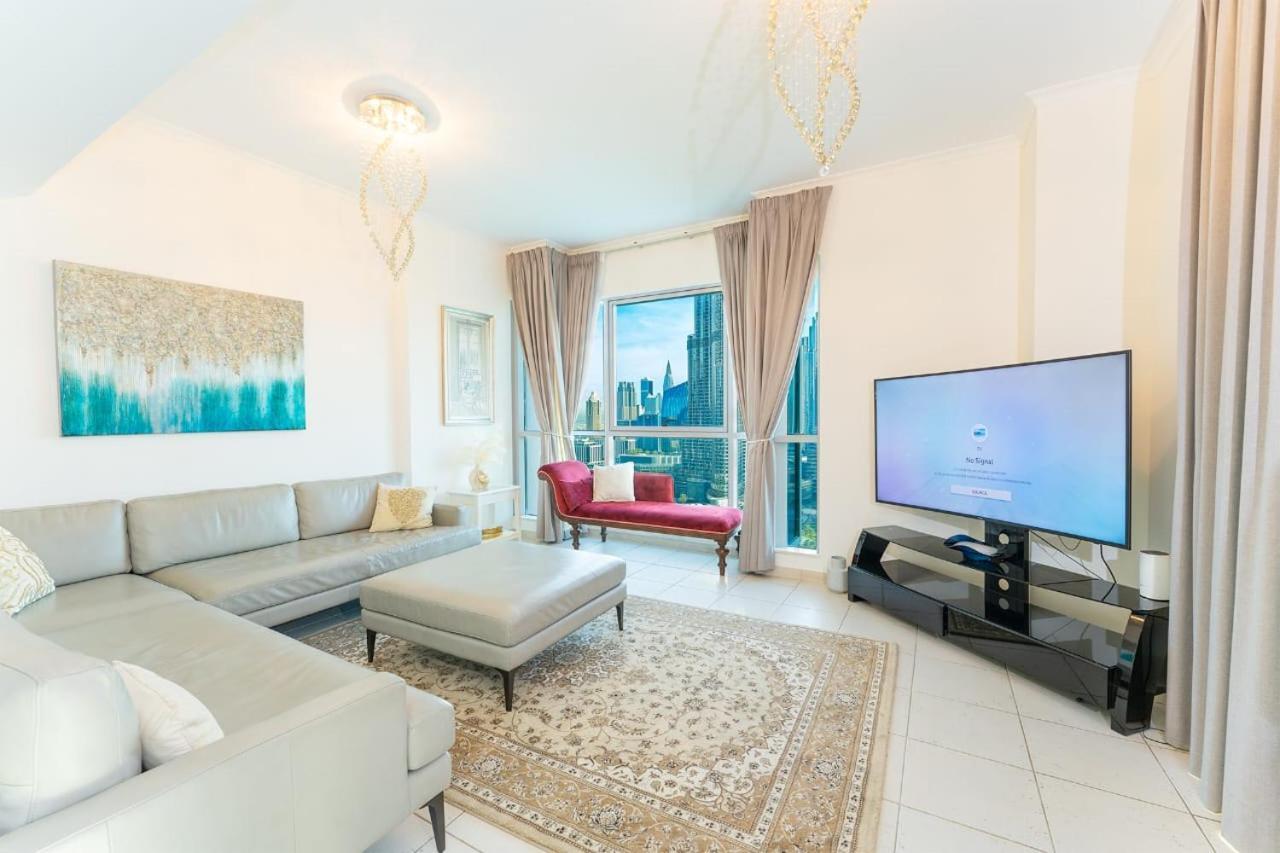 Spectacular Burj & Fountain View - Luxurious 3 Bedrooms & Maids Room - The Residences Дубай Экстерьер фото